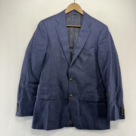 J Crew Blazer Mens 38 R Blue Thompson Wool Naval University Thompson Regular NEW - Picture 1 of 12